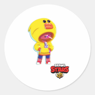Adesivo Redondo estrelas da briga