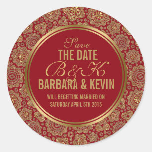 Adesivo Redondo Estrelas de Abstratos geométricas Douradas