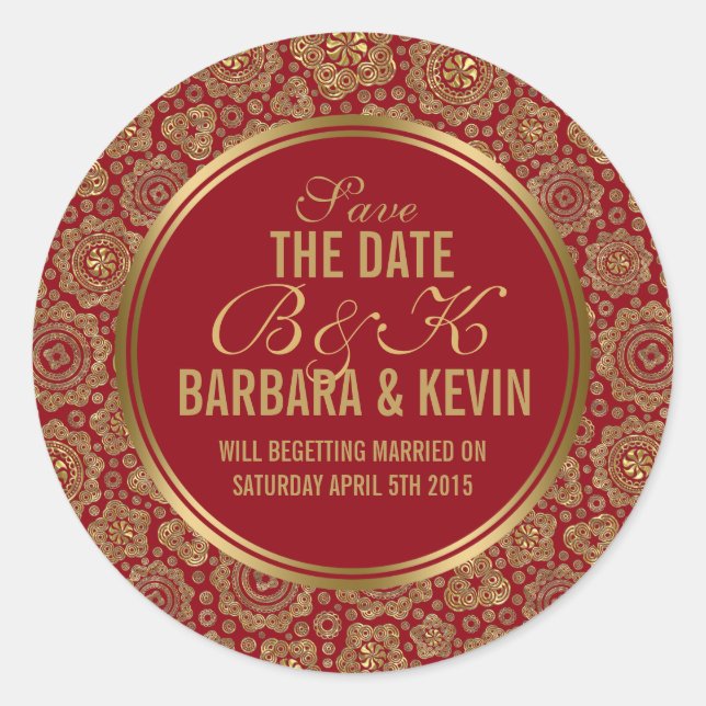 Adesivo Redondo Estrelas de Abstratos geométricas Douradas (Frente)