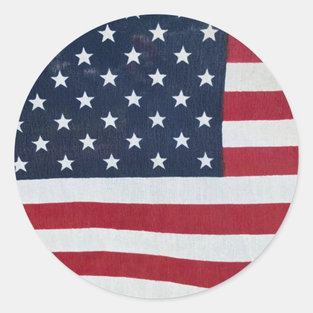 Adesivo Redondo Estrelas e Estrias (Frente)