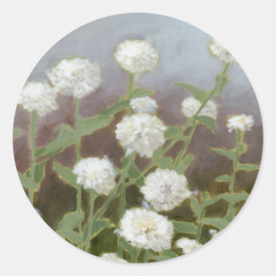 Adesivo Redondo Estudo de Jardim Botânico I