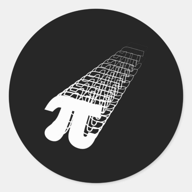 Adesivo Redondo Estudo de Trigonometria de Geometria Pi-Dia Calcul (Frente)