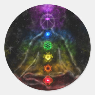 ADESIVO REDONDO ETHERIC AURA CHAKRA