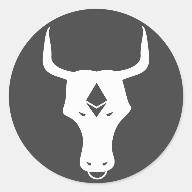 Adesivo Redondo Ethum Bull (Frente)
