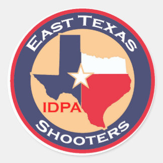 Adesivo Redondo ETIDPA Texas Sticker