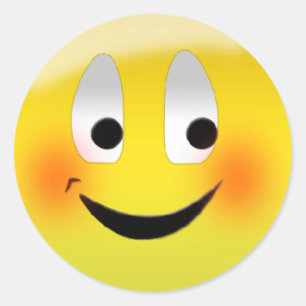 Adesivo Redondo "Etiquetas azuis