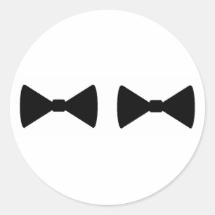 Adesivo Redondo "Etiquetas dos laços dobro"