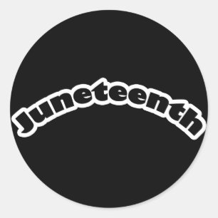 Adesivo Redondo Etiquetas: Juneteenth