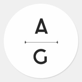 Adesivo Redondo Etiquette autocollante pour marige "Lettrus"