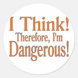 Adesivo Redondo Eu Acho!