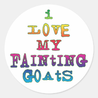 Adesivo Redondo Eu Adoro Desmaios