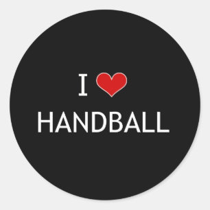 Adesivo Redondo Eu Adoro Handball