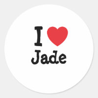 Eu adoro Jade Heart-Shirt