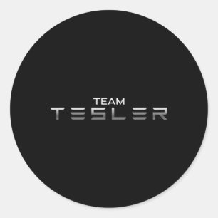 Adesivo Redondo Eu Adoro O Presidente Tesler Trump Endossado Sales