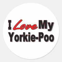 Eu adoro os meus presentes de cachorro Yorkie-Poo 
