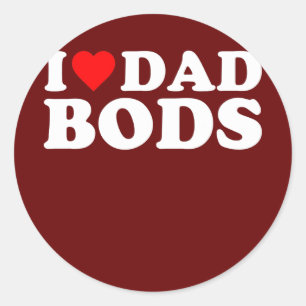 Adesivo Redondo Eu Amo Bods Pais