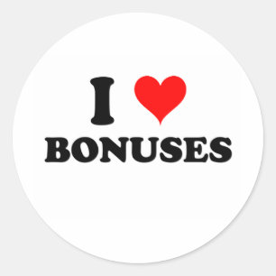 Adesivo Redondo Eu amo bônus