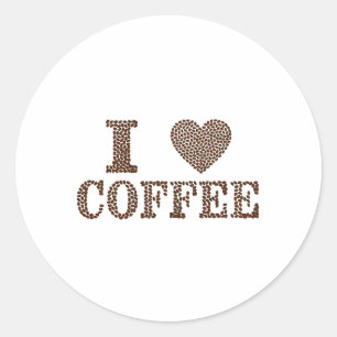 ADESIVO REDONDO EU AMO CAFÉ