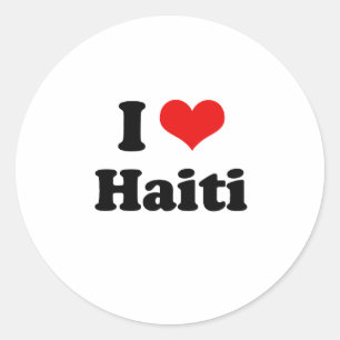 ADESIVO REDONDO EU AMO HAITI