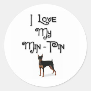 Adesivo Redondo Eu amo meu Minuto-Pin