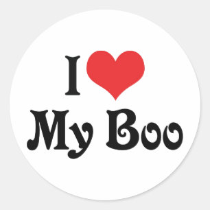 Adesivo Redondo Eu amo minha vaia