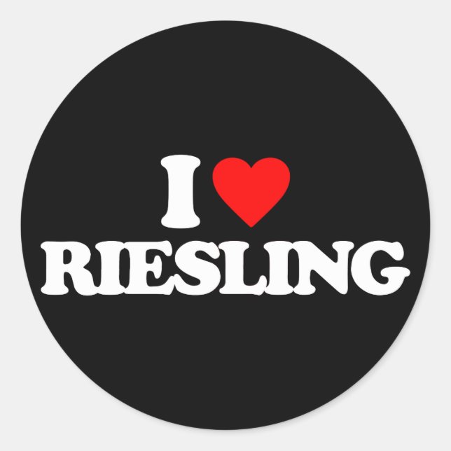 ADESIVO REDONDO EU AMO O RIESLING (Frente)