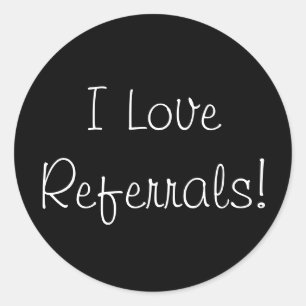 Adesivo Redondo Eu amo referências!