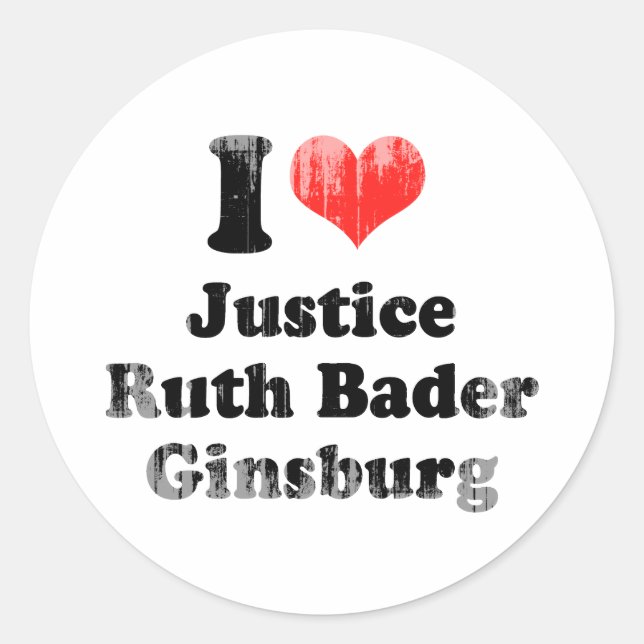 Adesivo Redondo EU AMO RUTH BADER GINSBURG.png (Frente)