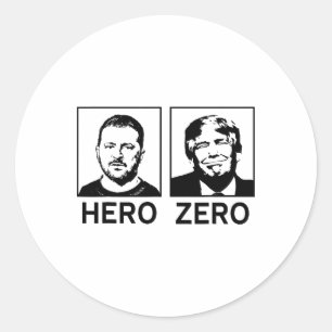 Adesivo Redondo Eu Apoio a Ucrânia Herói Ucraniano Zero Zelensky