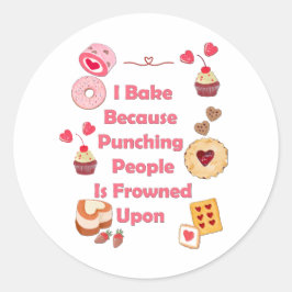 Adesivo Redondo Eu Assar Porque Punir Pessoas É Enrolado