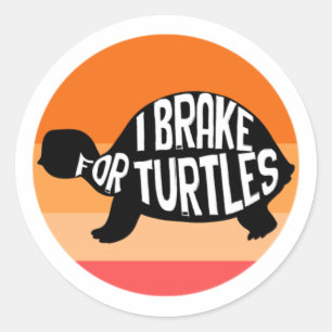 Adesivo Redondo Eu Braço Para Tartarugas, Tartaruga Animal