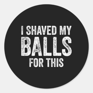 Adesivo Redondo Eu Cantei As Bolas Por Isso