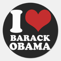 Eu coração Barack Obama