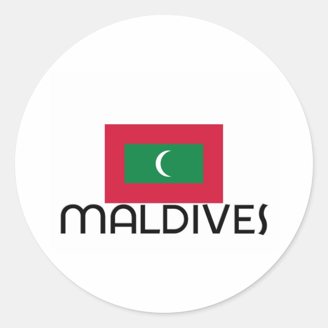 ADESIVO REDONDO EU CORAÇÃO MALDIVAS (Frente)