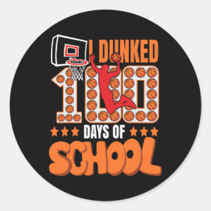 Adesivo Redondo Eu Dava 100 Dias De Um Kid De 100 Dias De Boletins