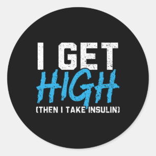 Adesivo Redondo Eu Encerro E Tiro Insulina T2d Diabetes Awaren