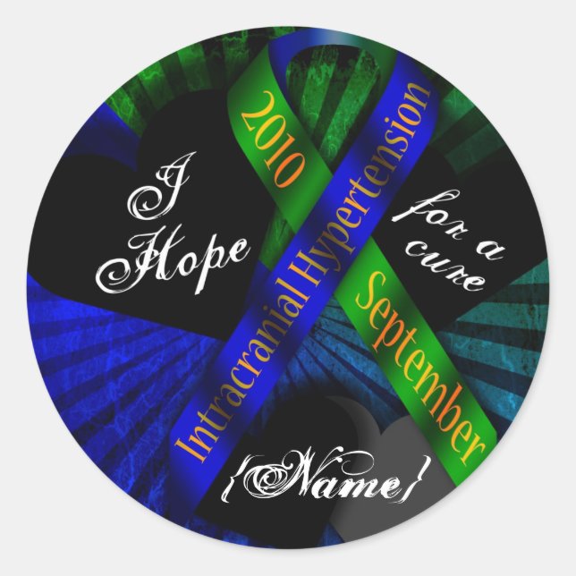 Adesivo Redondo Eu Espero Por Um Pau De Fita (Frente)