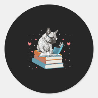 Adesivo Redondo Eu Estou Com O Bookworm De Livros Banidos Lidos