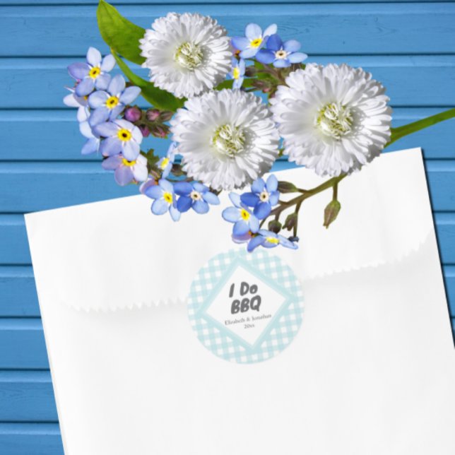 Adesivo Redondo Eu faço CHURRASCO (Criador carregado)