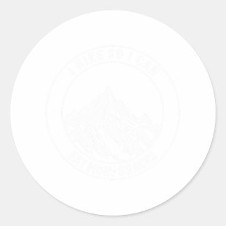 Adesivo Redondo Eu Faço Trilhas Para Poder Comer Mais Lanches Dive