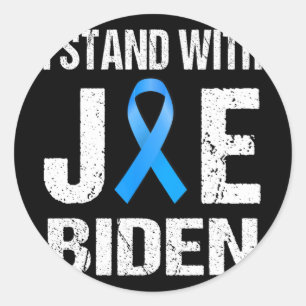 Adesivo Redondo Eu Fico Com Joe Biden2