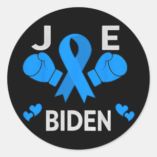 Adesivo Redondo Eu Fico Com Joe Biden 2