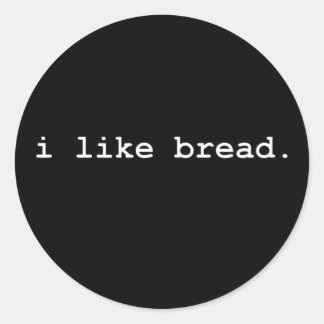 Adesivo Redondo Eu Gosto De Pão Minimalista Fazendo Sourdough