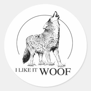 ADESIVO REDONDO EU GOSTO DISSO WOOF
