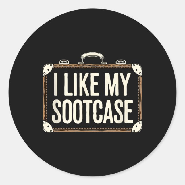 Adesivo Redondo Eu Gosto Do Meu Maldito Trump Viral Internet Humor (Frente)