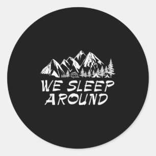 Adesivo Redondo Eu Gosto Que Nós Durmamos Por aí Presente Divertid