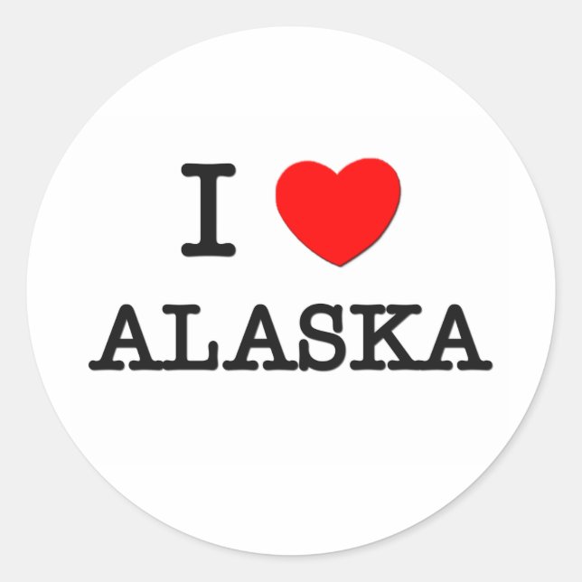 ADESIVO REDONDO EU HEART ALASKA (Frente)