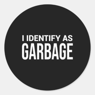 Adesivo Redondo Eu Identifico Como Lixo Para Ruas Políticas Engraç