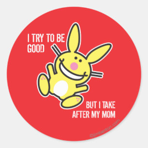 Adesivo Redondo Eu Levo A Minha Mãe
