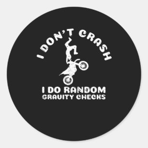 Adesivo Redondo Eu não despenho Eu faço testes aleatórios de gr